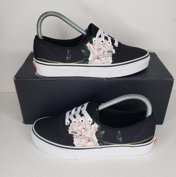 vans winter floral